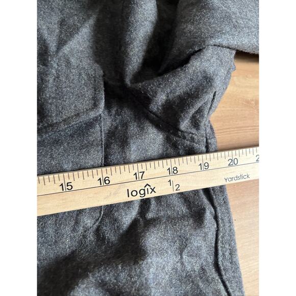 Buffalo Jackson Trading Co. Long Sleeve Gray Wool Shirt Men's Small Shacket - Picture 6 of 9